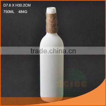 750ML COLORED GLASS WINE BOTTLE