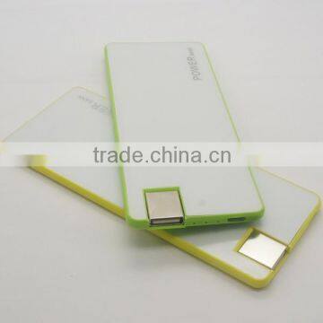 3000mah With Slim Elegant Card Power Bank for IPhone photo-3