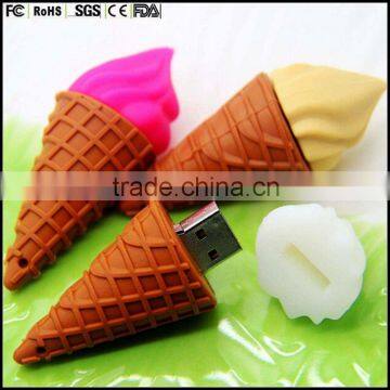 custom made ice cream mini flash drive USB storage, 2GB,4GB,8GB China suppliers