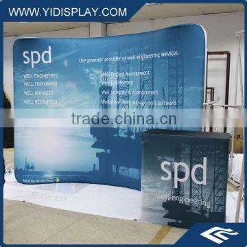 Custom Printed Tension Fabric Display Exhibition Booth Design Tradeshow Booth                        
                                                Quality Choice