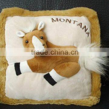 2010 New Plush Toy Horse Cushion