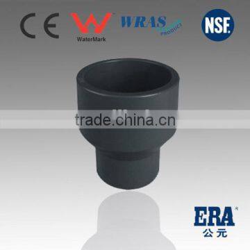 PVC pressure fitting reducing coupling for household water supply DIN8063 PN16