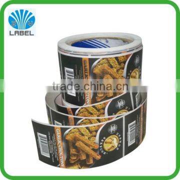 Customized Biscuit Label With Silver Stamping