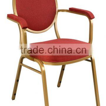 High quality dining chair cheap dining armchair metal hotel armchair