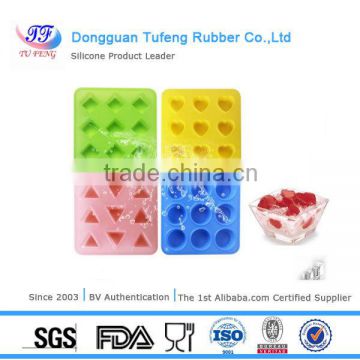 2016 New Design 100% Food Grade Ice Mold Silicone Ice Cube Tray Wholesale