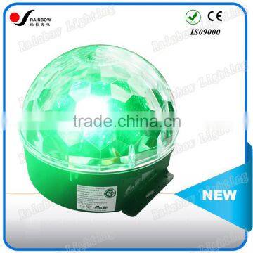 Guangzhou Cheap Pro 6PCS 3W RGBWYP LED Crystal Magic Ball Light for Disco Lighting