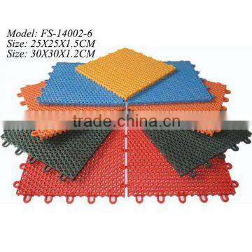 Eco-friendly indoor or outdoor flooring mat with different patterns