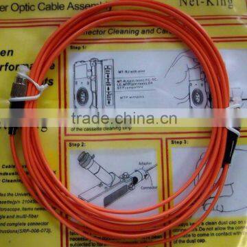 LC-ST Singlemode Duplex Fiber Optic Equipment - Patch Cable