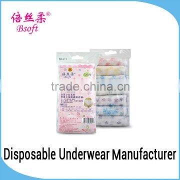 Ladies Cute Printing Underwear Panties Spa Disposable Underwear                        
                                                Quality Choice