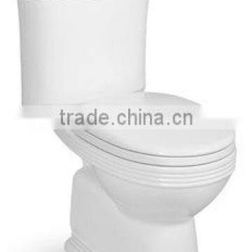 Fashion Design Sanitary Ware Washdown Two Piece Ceramic WC Girls Toilet