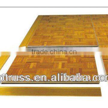 RP3X3FT portable teakwood dancing floor