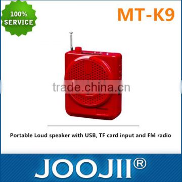 Portable Loud speaker with USB, TF card input and FM radio