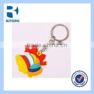 promotional key chain ring christmas bells with good quality and good price
