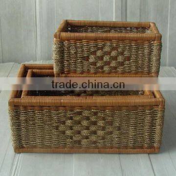 Home grass weaving basket