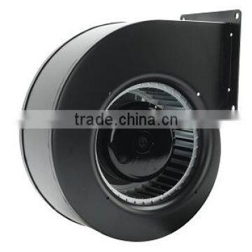 Forward centrifugal air blower fan with EC exrernal rotor motor