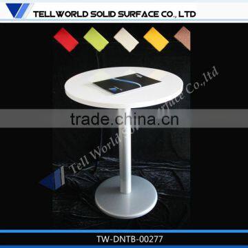 Artificial marble stone restaurant tables made in China