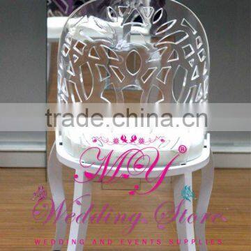 Competitive Price High Quality Wedding Chair Acrylic Back Chair photo-2