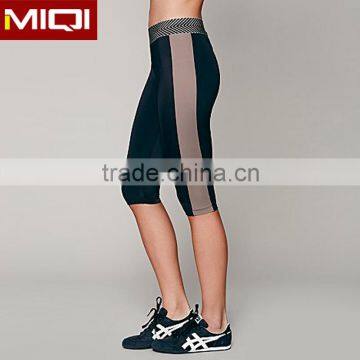 Custom make top quality supplex pattern fitness activewear women yoga capris