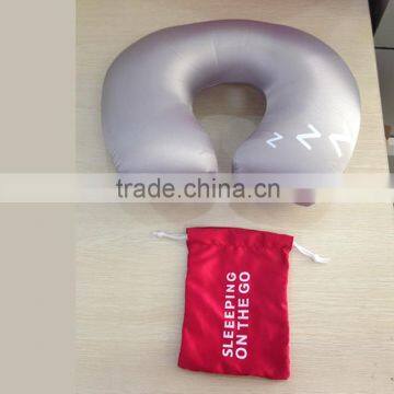 Travel Pillow Set Comes With Cotton U-shaped Pillow,eye Mask,packing Pouch in Blue