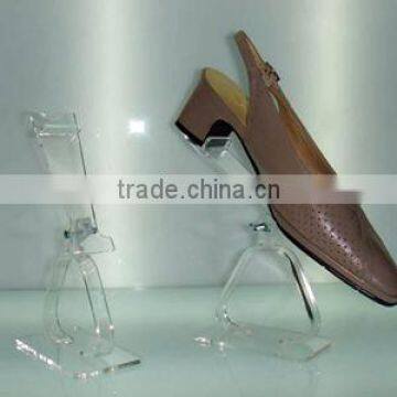 wholesale acrylic shoe display stand/shoe store display racks