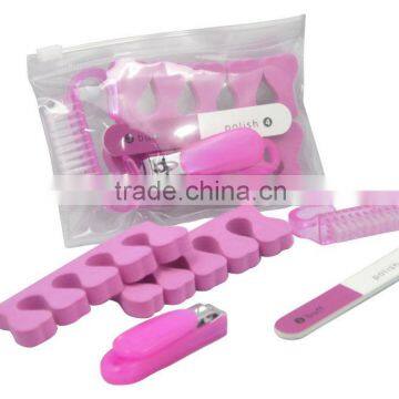 toe manicure set in pvc bag, pedicure tools set, pedicure kits