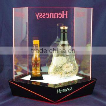 acrylic wine display with LED light