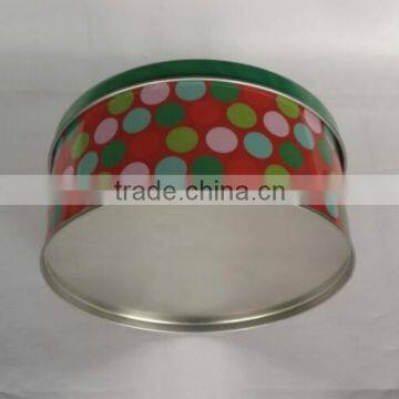 Wholesale Three Piece Tin Container Round