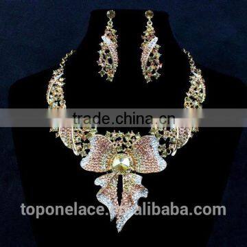High Quality Rajwadi Necklace Set/dubai Gold Jewelry Set/costume African Jewelry Sets for Bridal Quality Choice photo-3