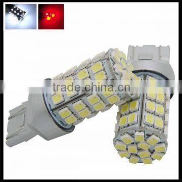 7443 60smd white and red led Bulb Dual Colors Turn Signal Lights Bulbs 9V-30V