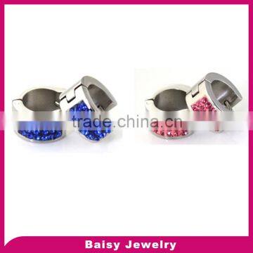 Wholesale latest design stainless steel Huggie hoop Earrings