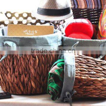 Fashion weave storage basket,3PCS/set storage basket