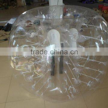 2016 hot PVC inflatable human bubble ball,bubble ball for football