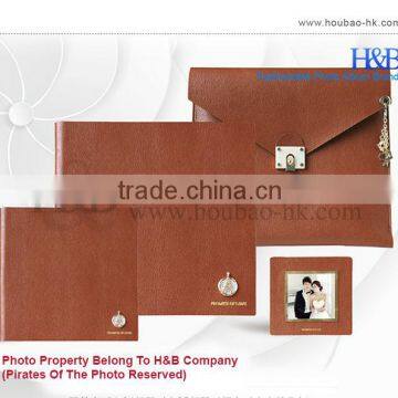 H&B Hot Sales 12*12 Leather Cover Wallet Size Photo Album photo-3