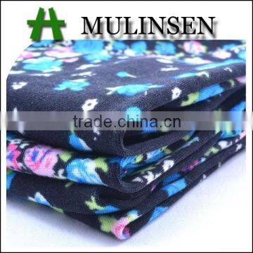 Mulinsen textile wholesale knitted jersey poly spun fabric for women, fabric cheap