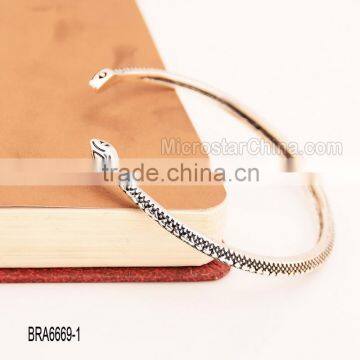 European and American Punk Personality Snake Alloy Bracelet photo-2