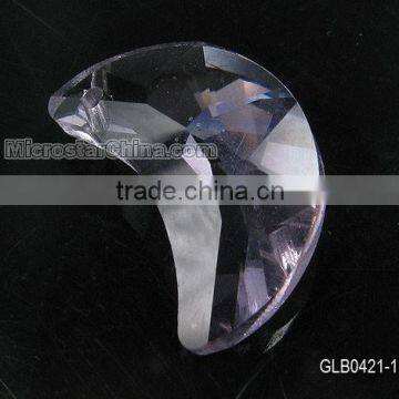 GLB0421-1 china yiwu wholesale amazing crystal moon shape pendant