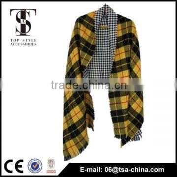 100% acrylic woven scarf for winter use fashion scarf 2015