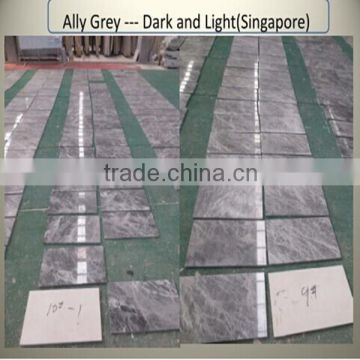 factory high quality polished Floor And Tiles Brand Name for ally grey marble floor tile