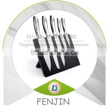 5PCS Mail Box Top Quality Stainless Steel China Knife with Magnetic Block