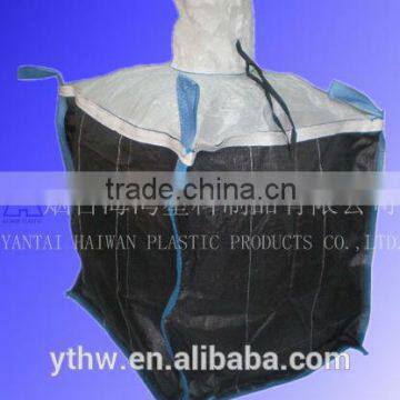 black color fabric big bags/black sift-proof baffle bags