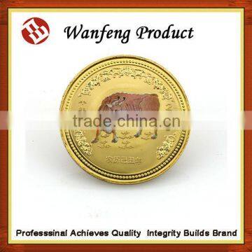 High quality cheap metal animal souvenir coins