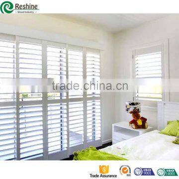 Plantation shutter door shutter