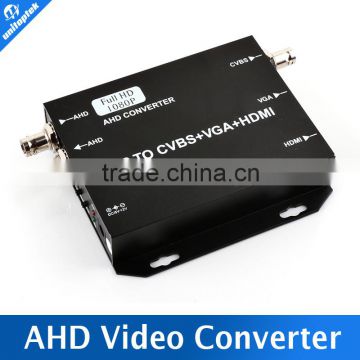 Signal to HDMI/VGA/BNC With 720P/80P 25/30Hz US/EU/UK/AU Plug Black HD AHD Video Converter