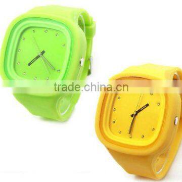 Silicone Rubber Wristband Watch