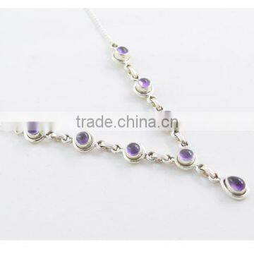 925 sterling silver jewelry wholesale natural gemstone jewelry Amethyst necklace fashion jewelry Ebay silver jewelry