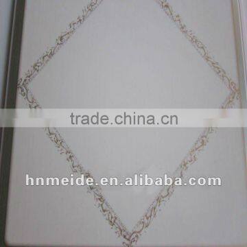 White ceiling boards