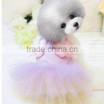 pet dresses/dog dresses. pink angel tutu dresses