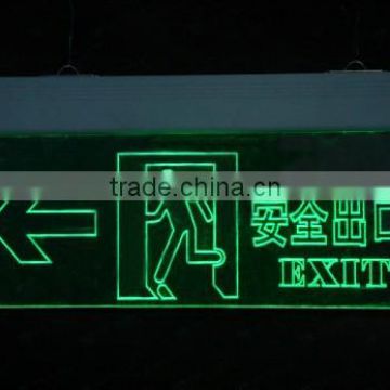 led acrylic exit sign