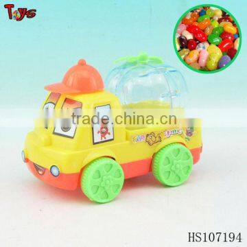 pull back cartoon fruit toy candy