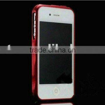 high quality novelty Durable Aluminium Metal Bumper Cover Case for iphone 4 4S